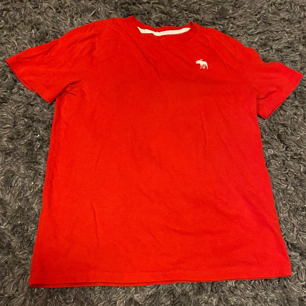 Abercrombie Red V-neck Tshirt